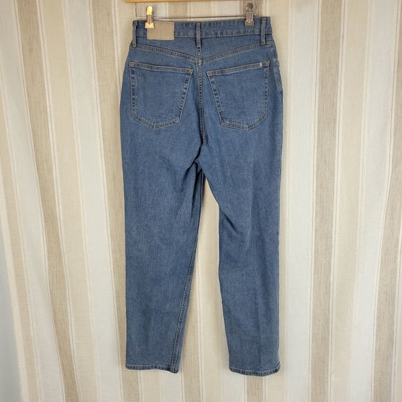 Everlane The Curvy Cheeky Jeans Organic Cotton Blue Size 27 Regular - Picture 12 of 12